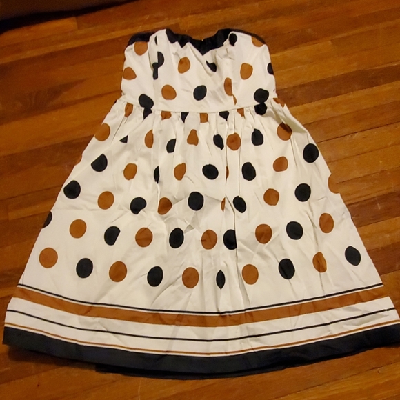 The Limited Womens Polka Dot Strapless Party Dress, Sz 6 - Picture 1 of 3